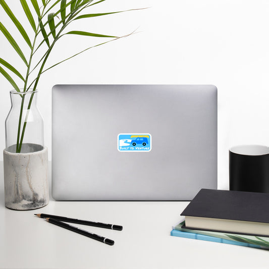 BTV Adventure Sticker | Light Blue, Blue, Yellow Design